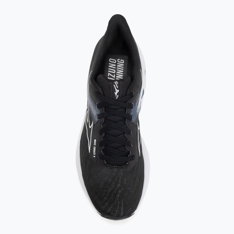 Încălțăminte de alergare pentru bărbați Mizuno Wave Equate 9 black/white/vintage indigo 5