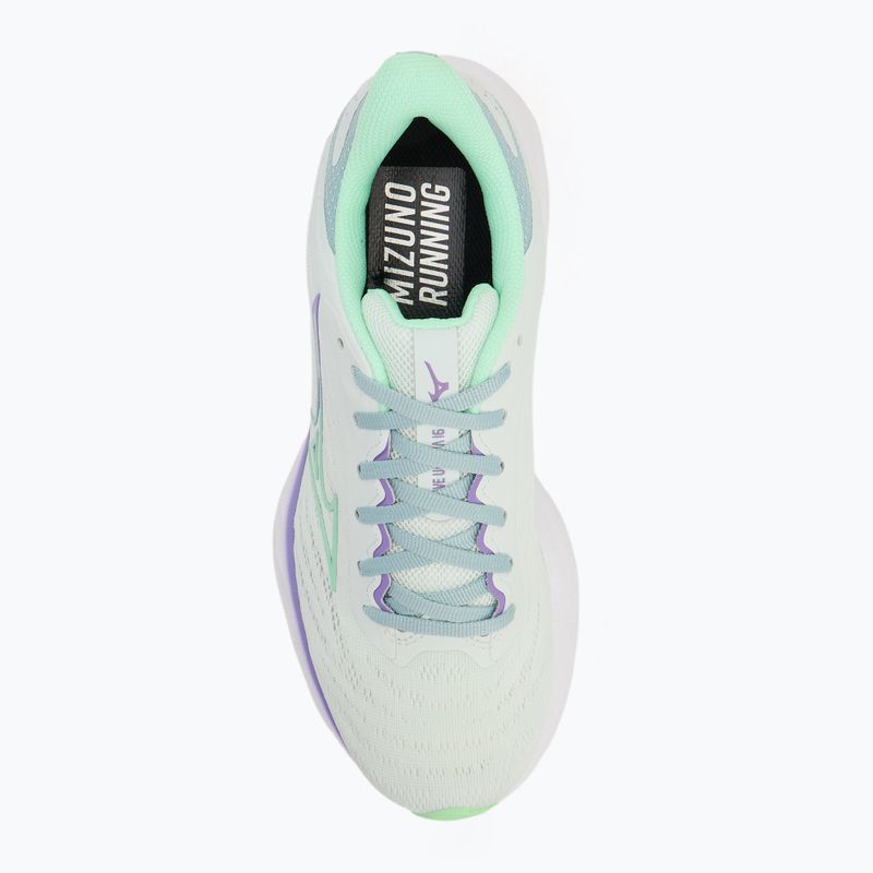 Încălțăminte de alergare pentru femei Mizuno Wave Ultima 16 hint of mint/neo mint/paisley purple 5