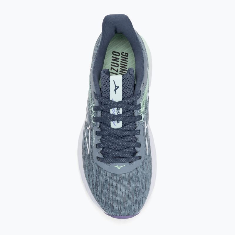 Încălțăminte de alergare pentru femei Mizuno Wave Inspire 21 tradewinds/white/neo mint 5