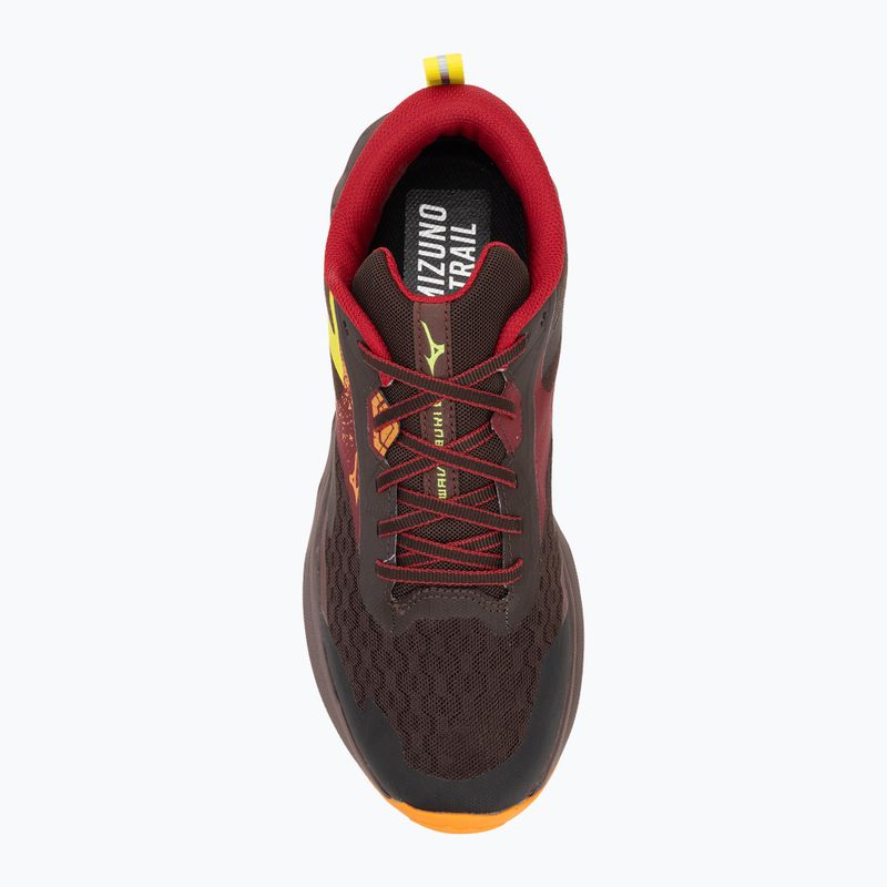 Încălțăminte de alergare pentru bărbați Mizuno Wave Ibuki 5 rum raisin / rythmic red / eve primro 5