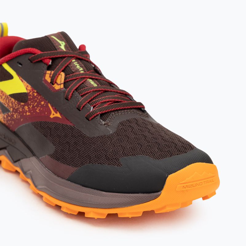 Încălțăminte de alergare pentru bărbați Mizuno Wave Ibuki 5 rum raisin / rythmic red / eve primro 7