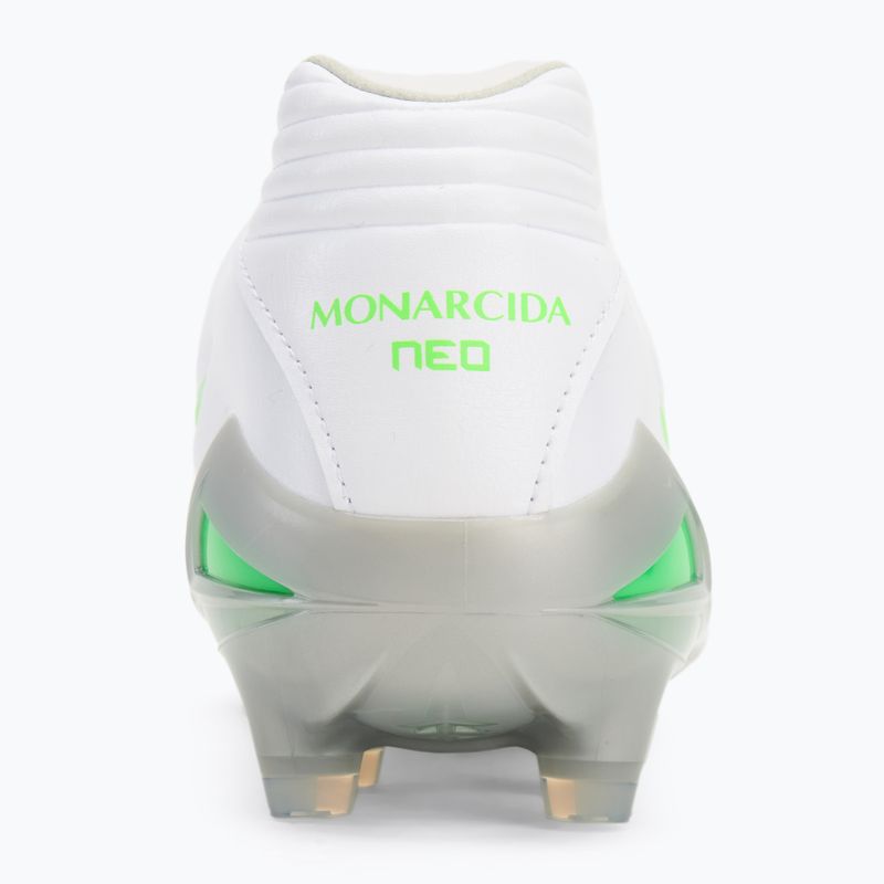 Încălțăminte de fotbal pentru bărbați Mizuno Monarcida Neo III Pro Md white/neon green 6