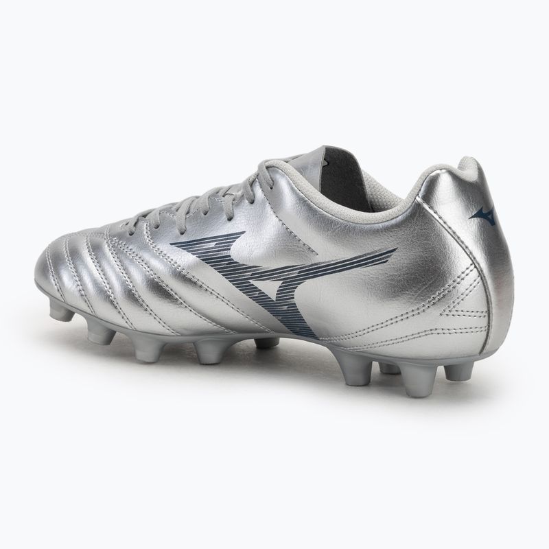 Încălțăminte de fotbal pentru bărbați Mizuno Monarcida Neo III Select Md galaxy silver/8605 c 3