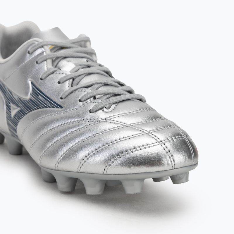 Încălțăminte de fotbal pentru bărbați Mizuno Monarcida Neo III Select Md galaxy silver/8605 c 7