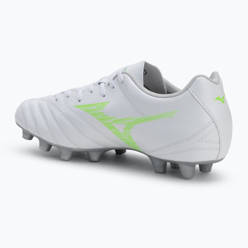 Încălțăminte de fotbal pentru bărbați Mizuno Monarcida Neo III Select Md white/neon green 3