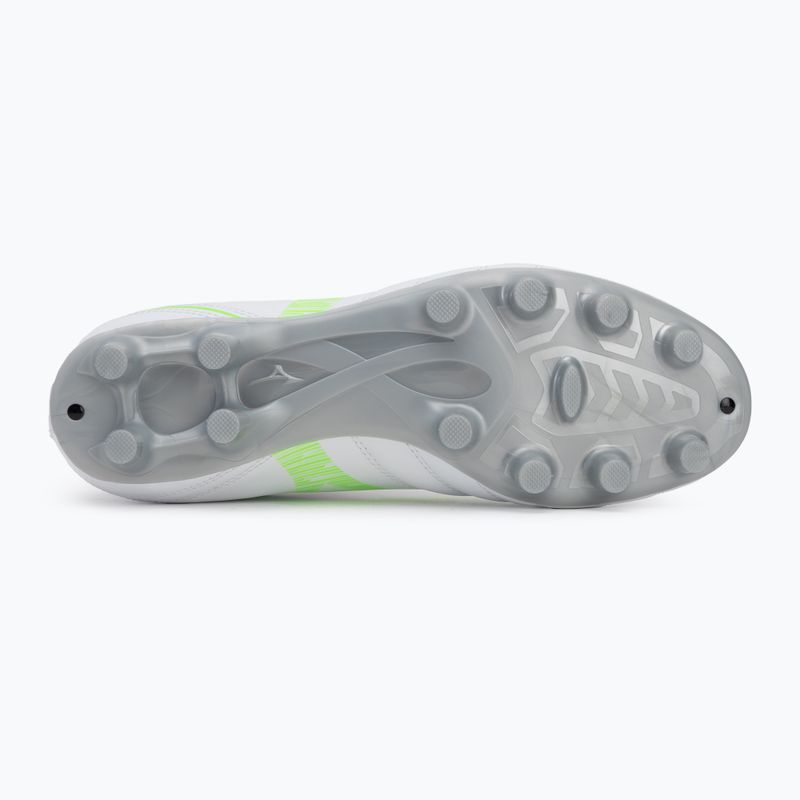Încălțăminte de fotbal pentru bărbați Mizuno Monarcida Neo III Select Md white/neon green 4