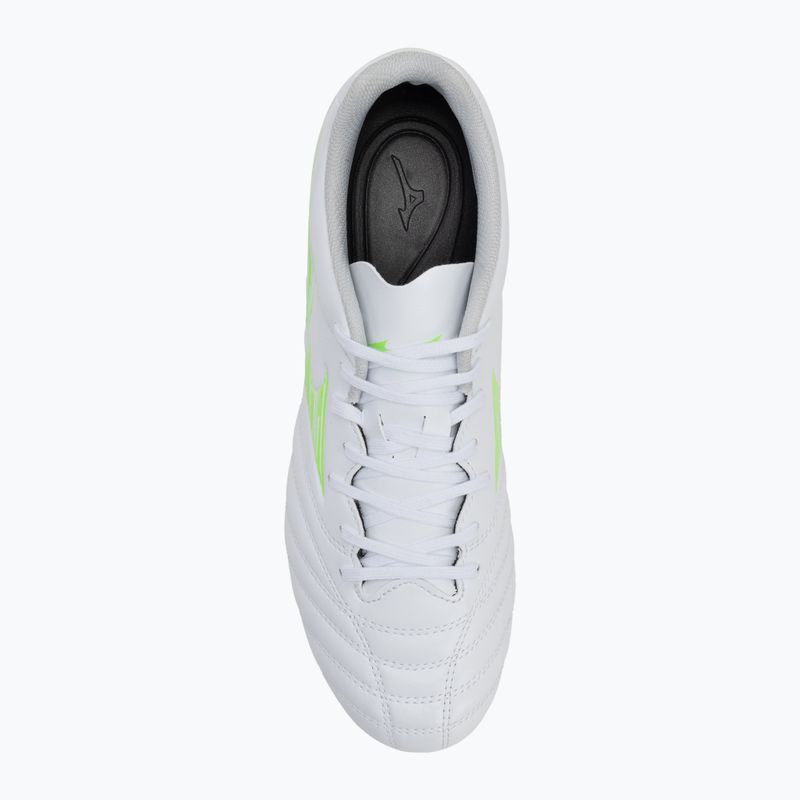 Încălțăminte de fotbal pentru bărbați Mizuno Monarcida Neo III Select Md white/neon green 5