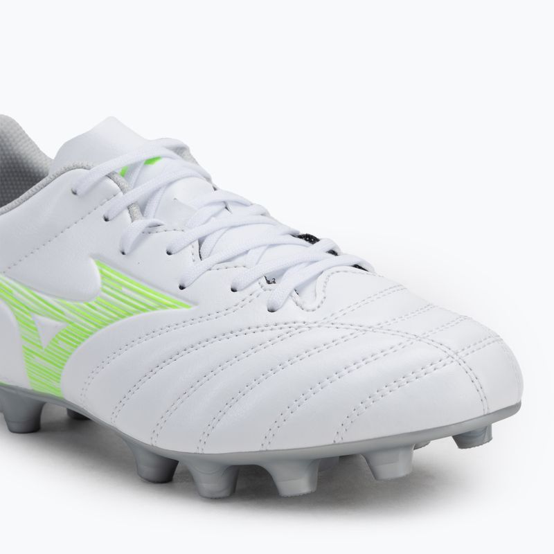 Încălțăminte de fotbal pentru bărbați Mizuno Monarcida Neo III Select Md white/neon green 7