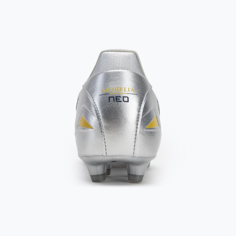 Încălțăminte de fotbal pentru bărbați Mizuno Morelia Neo IV Pro Md galaxy silver/8605 c/cool gray 3c 6