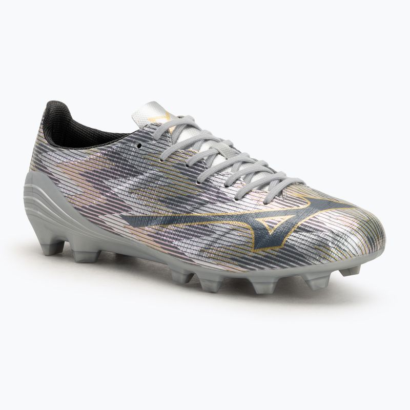 Încălțăminte de fotbal pentru bărbați Mizuno α II Pro Md galaxy silver/8605 c/gold