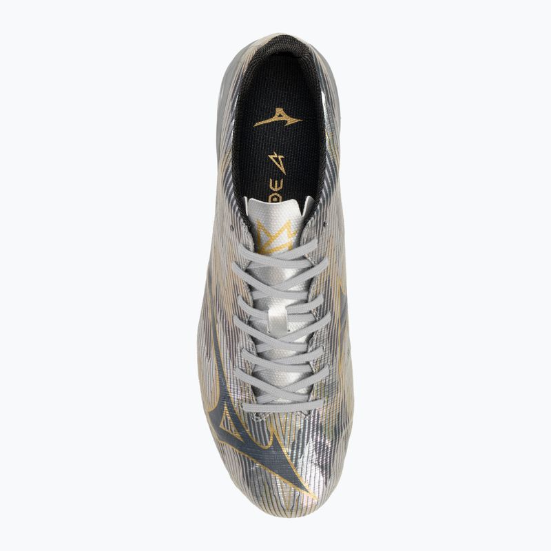 Încălțăminte de fotbal pentru bărbați Mizuno α II Pro Md galaxy silver/8605 c/gold 5