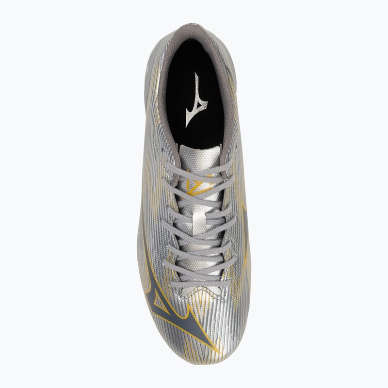 Încălțăminte de fotbal pentru bărbați Mizuno α II Select Md galaxy silver/8605 c/gold 5