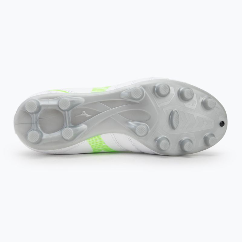 Încălțăminte de fotbal pentru copii Mizuno Monarcida Neo III Select Jr Md white/neon green 4