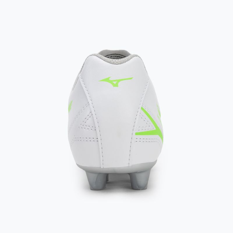 Încălțăminte de fotbal pentru copii Mizuno Monarcida Neo III Select Jr Md white/neon green 6