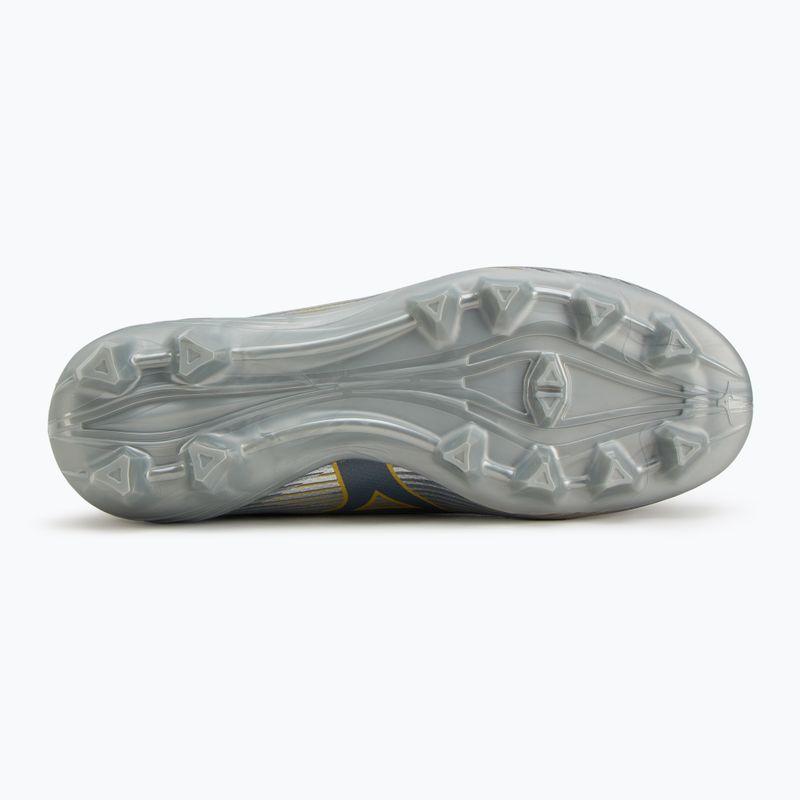 Încălțăminte de fotbal pentru copii Mizuno α II Select Jr Md galaxy silver/8605 c/gold 4