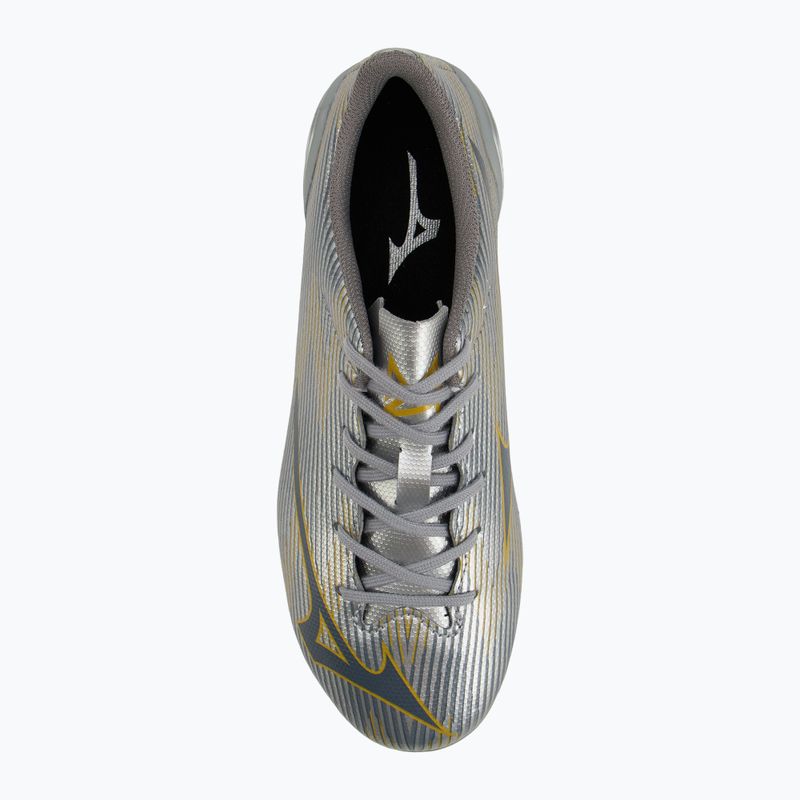 Încălțăminte de fotbal pentru copii Mizuno α II Select Jr Md galaxy silver/8605 c/gold 5