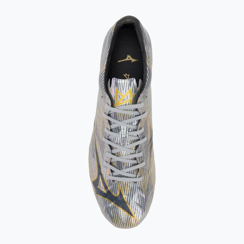 Încălțăminte de fotbal pentru bărbați Mizuno α II Japan Mix galaxy silver/8605 c/gold 5
