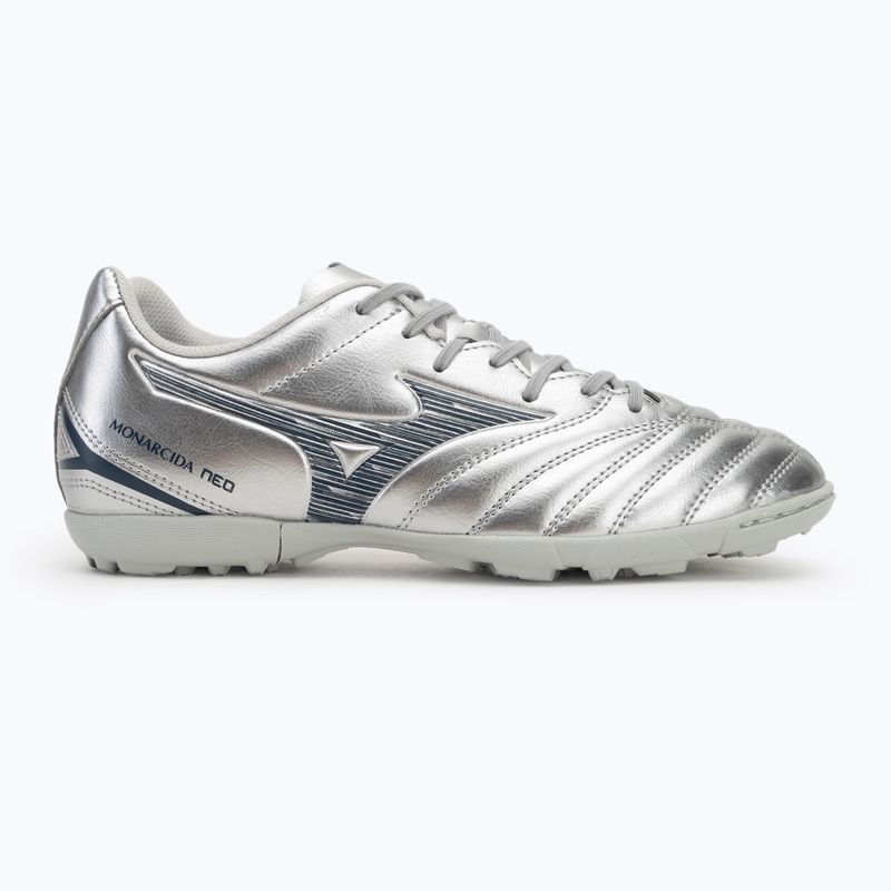Încălțăminte de fotbal pentru bărbați Mizuno Monarcida Neo III Select AS galaxy silver/8605 c 2