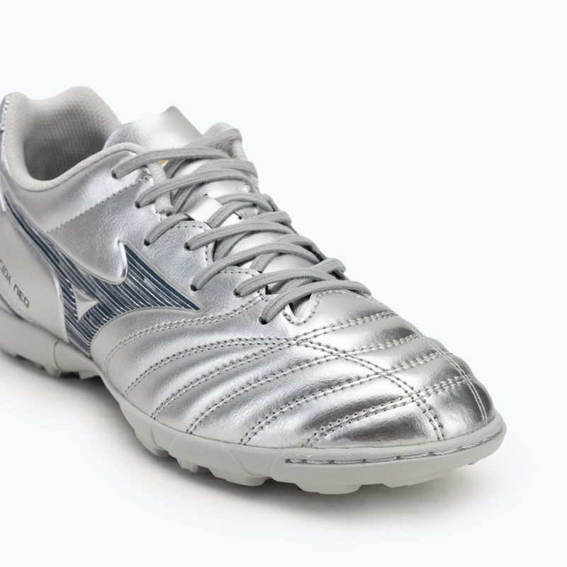 Încălțăminte de fotbal pentru bărbați Mizuno Monarcida Neo III Select AS galaxy silver/8605 c 7