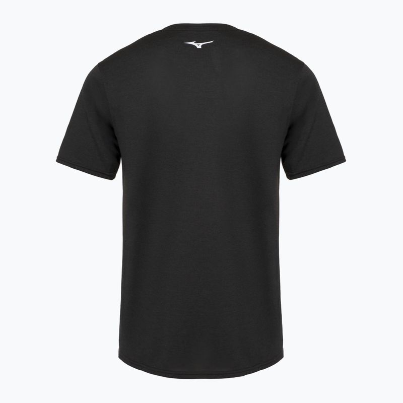 Tricou de alergare pentru bărbați Mizuno Core RB Tee black 2