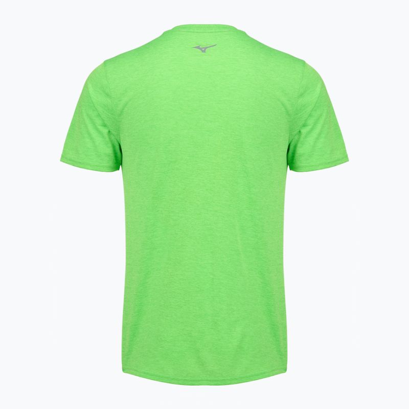 Tricou de alergare pentru bărbați Mizuno Core RB Tee green gecko 2