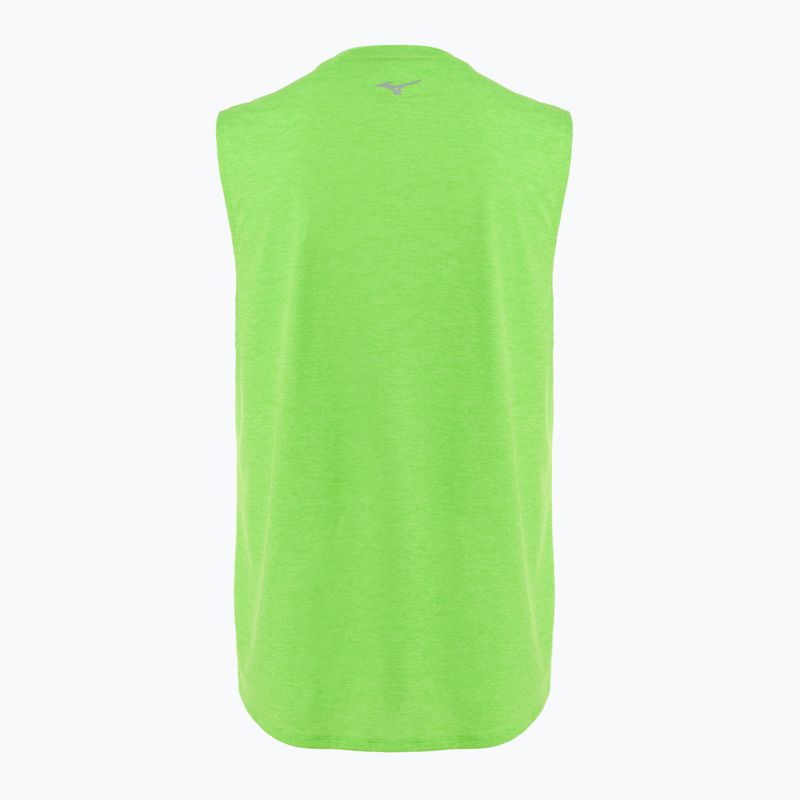 Tank top de alergare pentru bărbați Mizuno Impulse Core Sleeveless green gecko 2