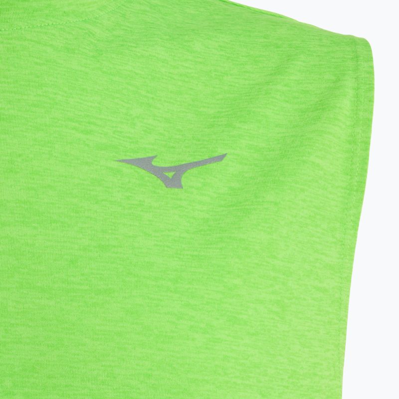 Tank top de alergare pentru bărbați Mizuno Impulse Core Sleeveless green gecko 3