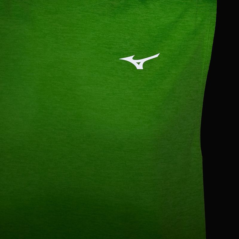 Tank top de alergare pentru bărbați Mizuno Impulse Core Sleeveless green gecko 5