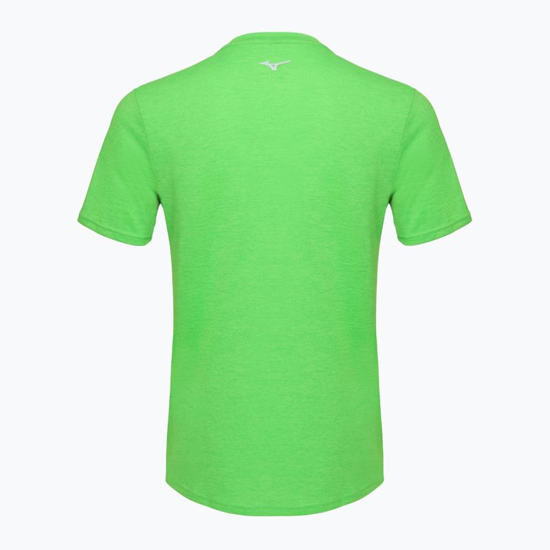 Tricou de alergare pentru bărbați Mizuno Impulse Core Tee green gecko 2