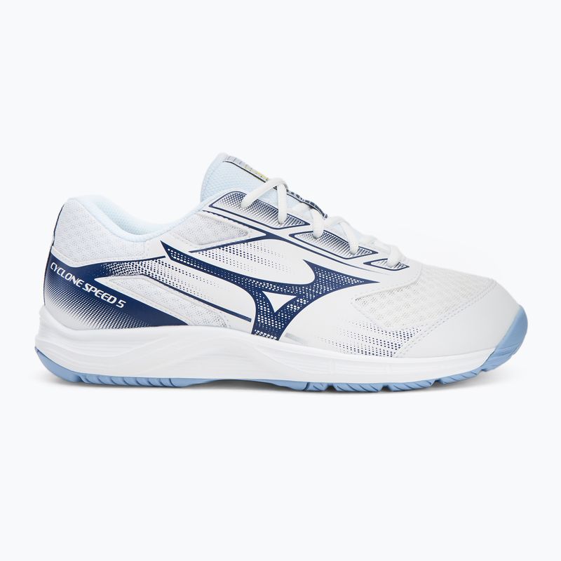 Încălțăminte de volei  Mizuno Cyclone Speed 5 white/bellwether blue/bel air blue 2