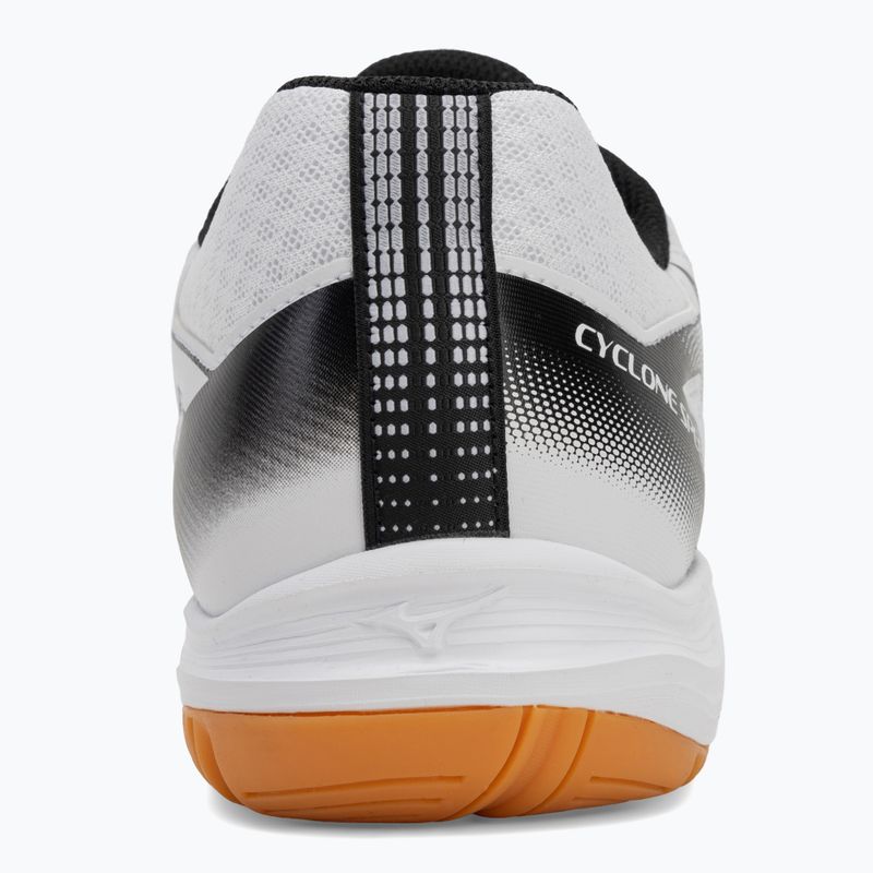 Încălțăminte de volei Mizuno Cyclone Speed 5 white/black/chamois 6
