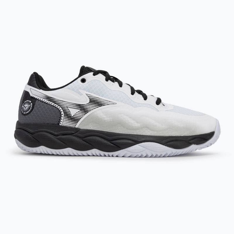 Încălțăminte de tenis pentru bărbați Mizuno Wave Enforce Court CC white/ black/ iron gate 2