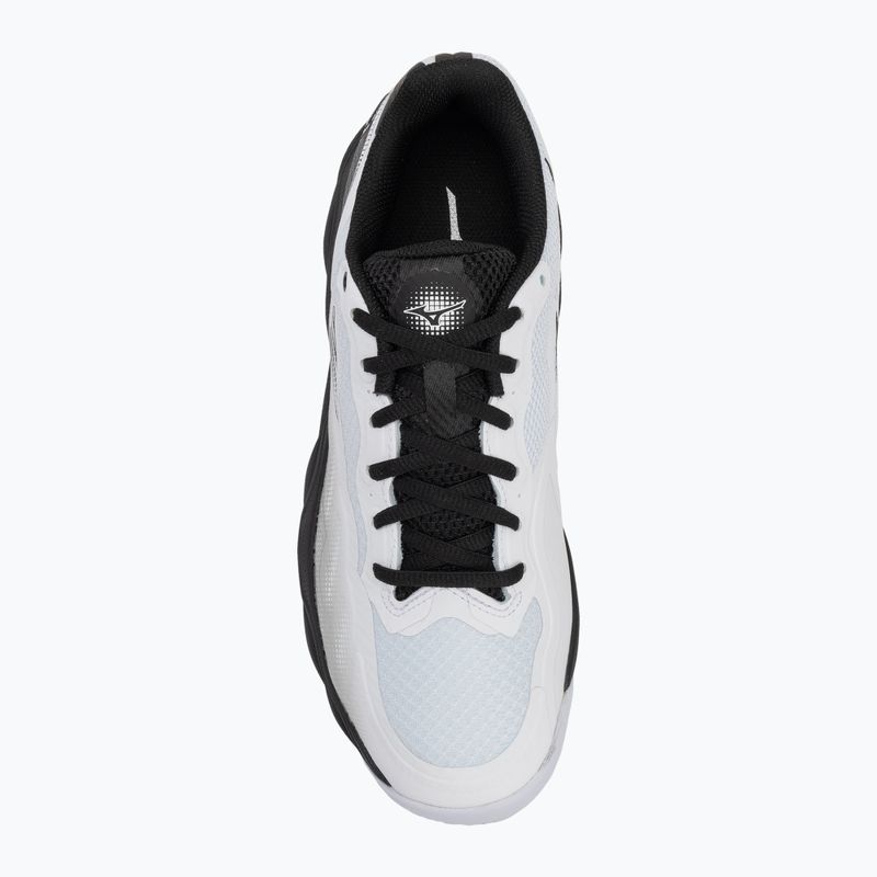 Încălțăminte de tenis pentru bărbați Mizuno Wave Enforce Court CC white/ black/ iron gate 5