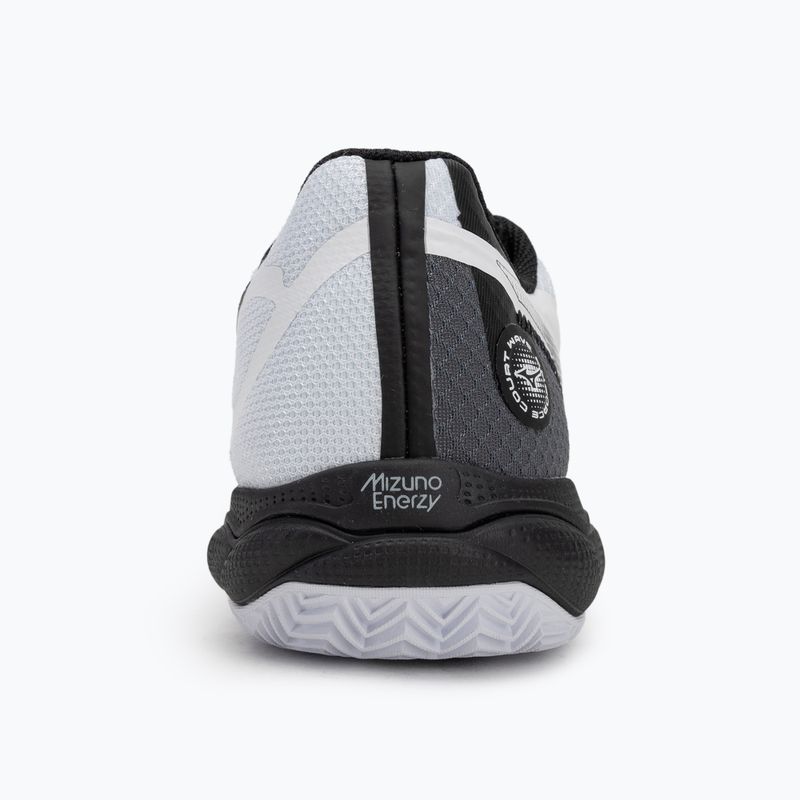 Încălțăminte de tenis pentru bărbați Mizuno Wave Enforce Court CC white/ black/ iron gate 6