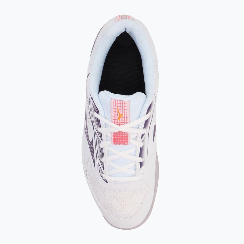 Încălțăminte de volei Mizuno Cyclone Speed 5 white/violet indigo/camellia rose 5