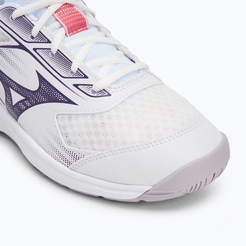 Încălțăminte de volei Mizuno Cyclone Speed 5 white/violet indigo/camellia rose 7