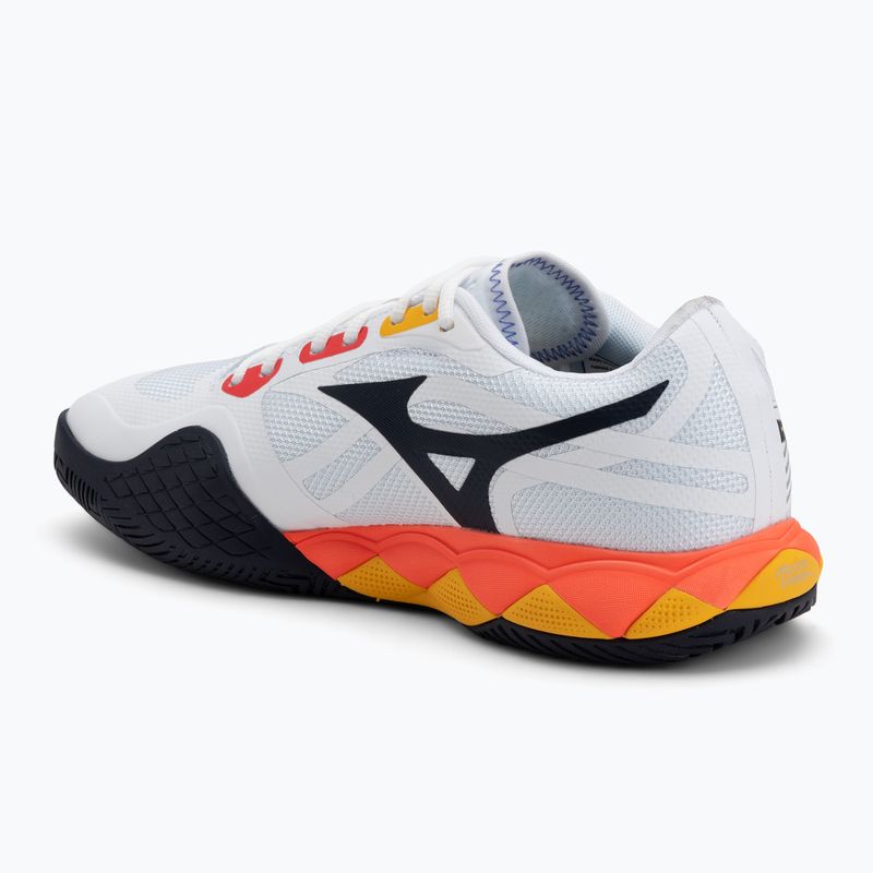 Încălțăminte de tenis Mizuno Wave Enforce Tour 6 AC white/fiery coral 2/citrus 3