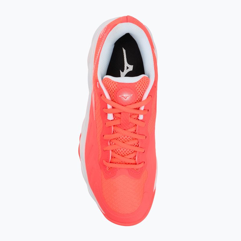 Încălțăminte de tenis pentru femei Mizuno Wave Enforce Court CC W calypso coral/white/barely pink 5