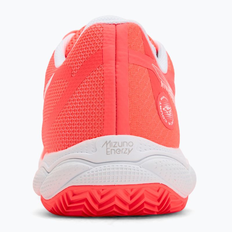 Încălțăminte de tenis pentru femei Mizuno Wave Enforce Court CC W calypso coral/white/barely pink 6