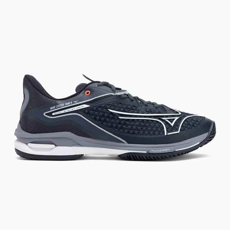 Încălțăminte de tenis Mizuno Wave Exceed Tour 6 CC odyssey gray/white/blue granite 2