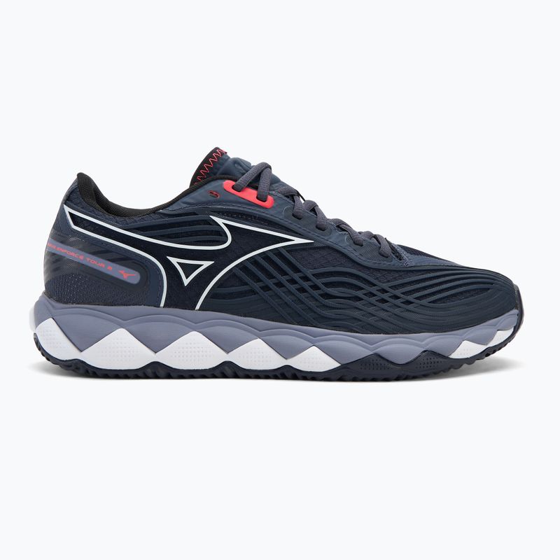 Încălțăminte de tenis Mizuno Wave Enforce Tour 2 CC odyssey gray/white/blue granite 2