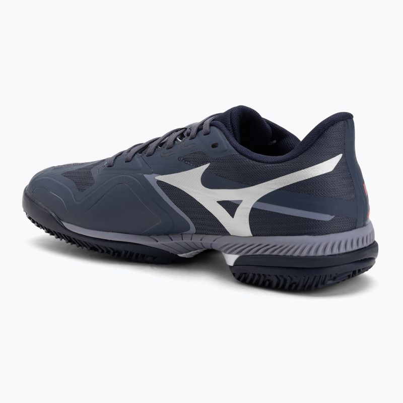 Încălțăminte de tenis Mizuno Wave Exceed Court CC odyssey gray/white/blue granite 3