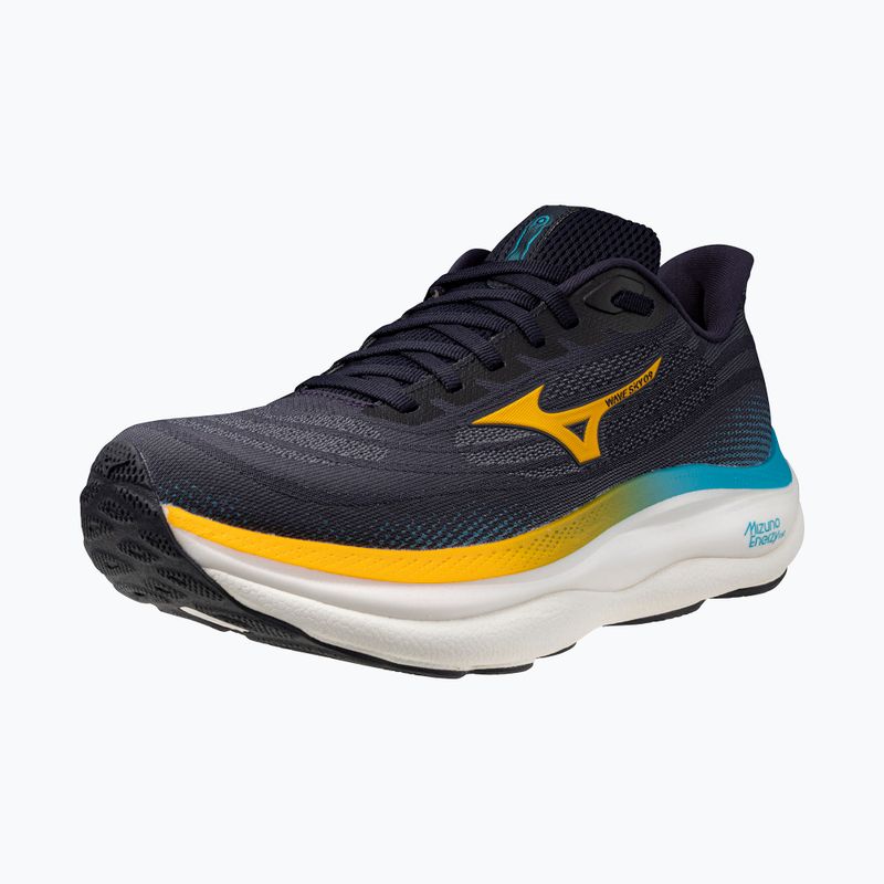 Încălțăminte de alergare pentru bărbați  Mizuno Wave Sky 9 baritone blue/citrus/capri breeze 3