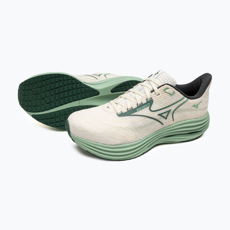 Încălțăminte de alergare pentru bărbați  Mizuno Wave Rider 29 white/bistro green/creme de me 8