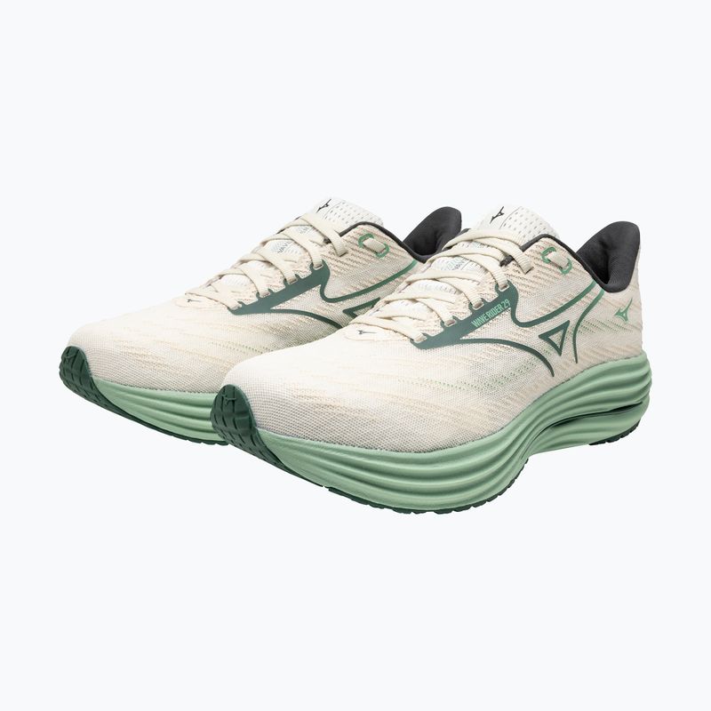 Încălțăminte de alergare pentru bărbați  Mizuno Wave Rider 29 white/bistro green/creme de me 9