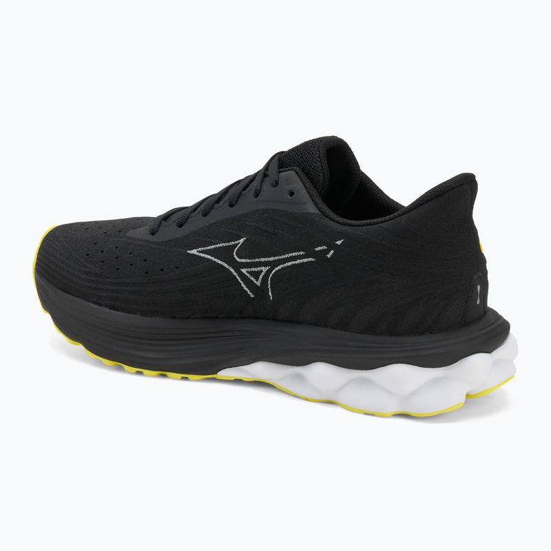 Încălțăminte de alergare pentru bărbați  Mizuno Wave Skyrise 6 black/harbor mist/lemon tonic 3