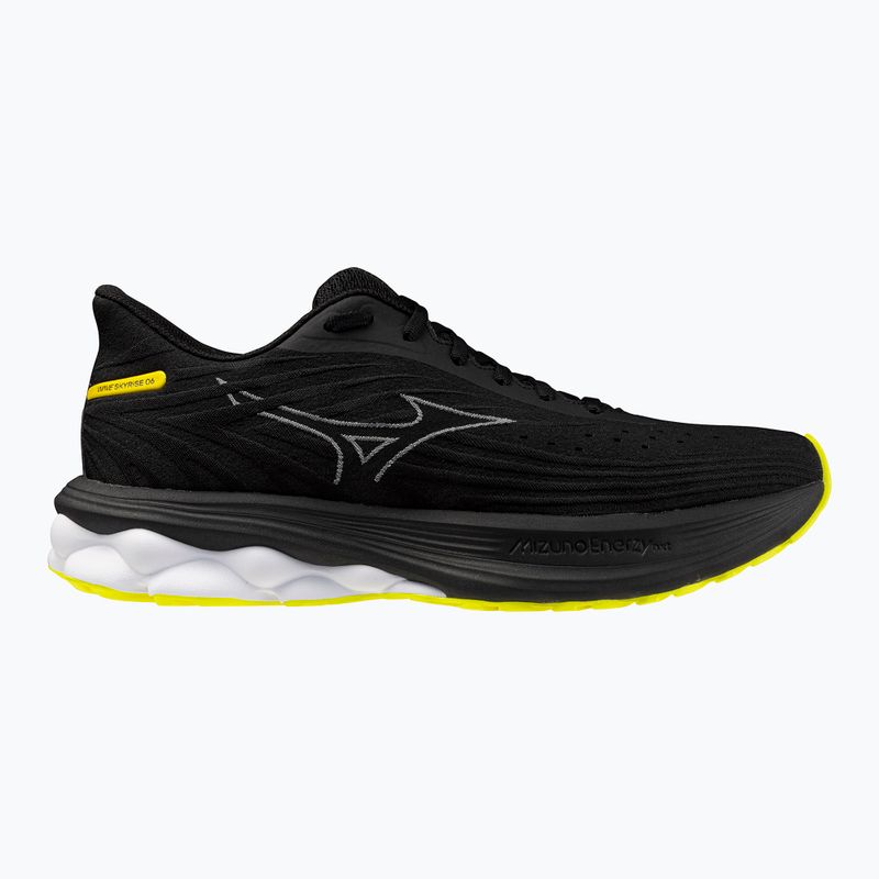 Încălțăminte de alergare pentru bărbați  Mizuno Wave Skyrise 6 black/harbor mist/lemon tonic 8