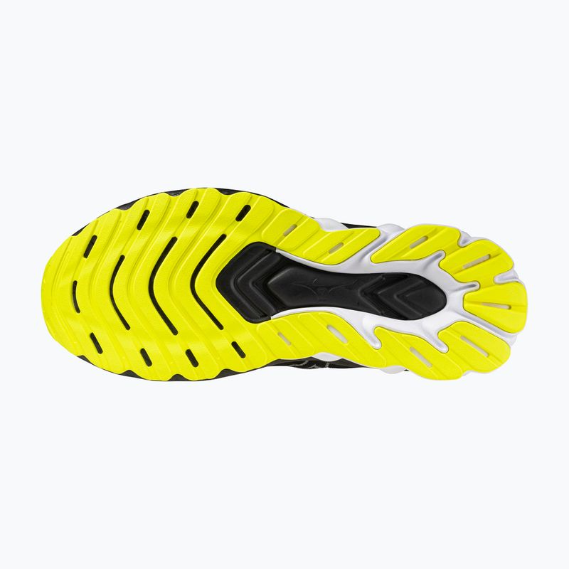Încălțăminte de alergare pentru bărbați  Mizuno Wave Skyrise 6 black/harbor mist/lemon tonic 11