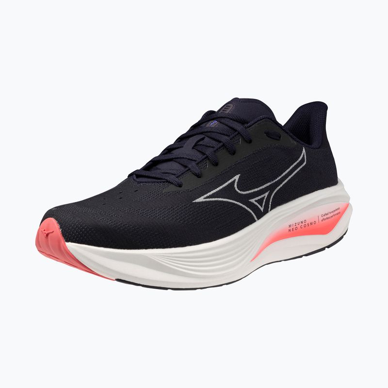 Încălțăminte de alergare pentru bărbați Mizuno Neo Cosmo baritone blue/snow white/striking coral 3