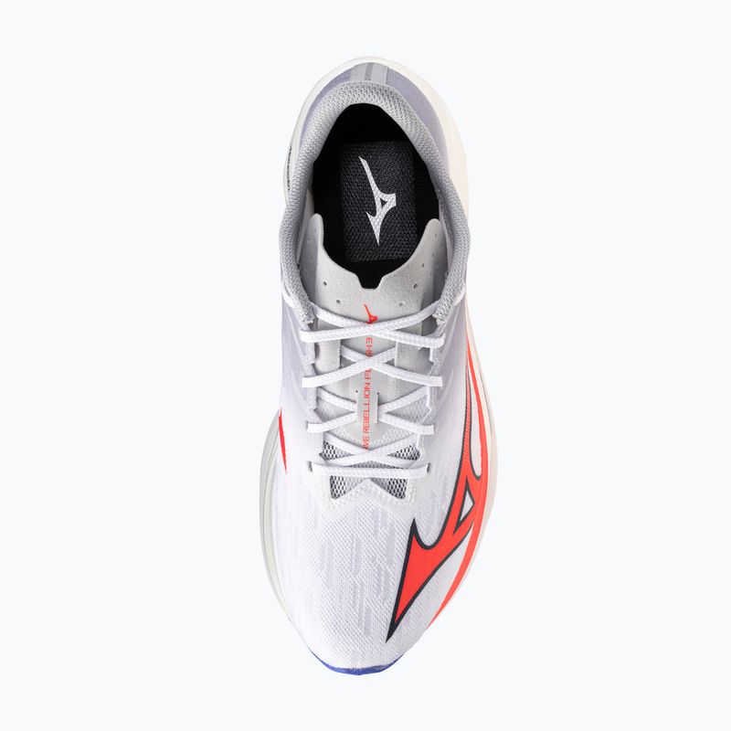 Încălțăminte de alergare pentru bărbați  Mizuno Wave Rebellion Flash 3 white/fiery coral 2/iris bloom 7